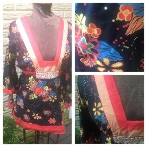 Boho kimono style blouse